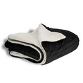 Black Sherpa Blanket